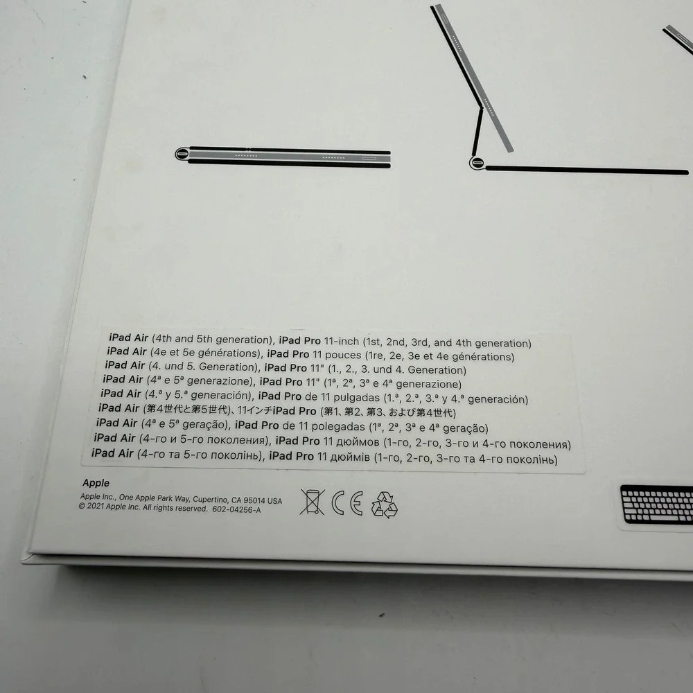 Apple Magic Keyboard iPad Pro 11 & Air 4/5 Black‎ MXQT2LL/A A2261 Trackpad